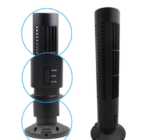 Mini USB Desk Fan with Power Bank功能