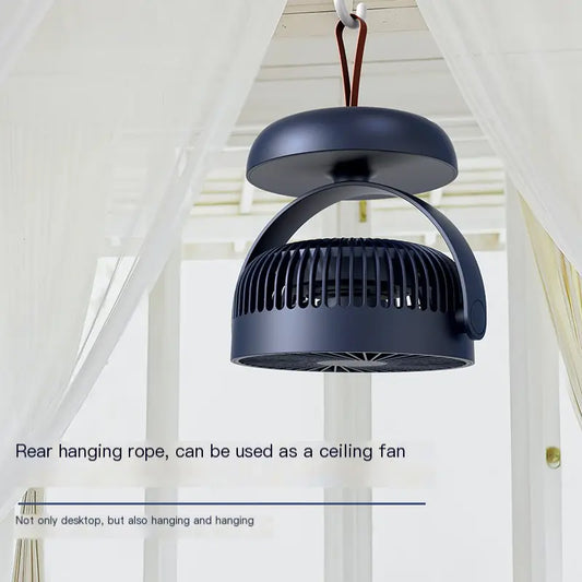 2024 Mini USB Desk and Hanging Fan - Rechargeable